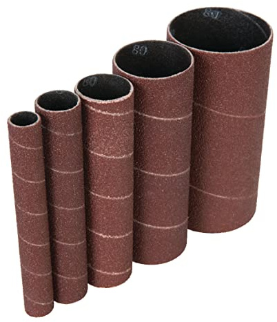 Triton 571768 Korund-Schleifhülsen, 5er-Package, Schwarz, 5 Stück