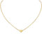 ChicSilver Collana Donna Argento 925 con Cuore, Collana Cuore Piccolo Oro Lunga 41+5cm, Collanina Cuoricino Estiva Amicizia Idee Regalo per Anniversario Natale Compleanno