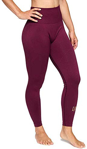 LEONE 1947 Leggings dam logotyp ABX125 lila
