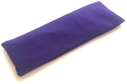 Yoga United Classic Unscented Linseed Eye Pillow With Cotton Cover (Purple)