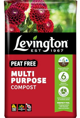 Levington PEAT FREE Multi Purpose Compost, 40 litre