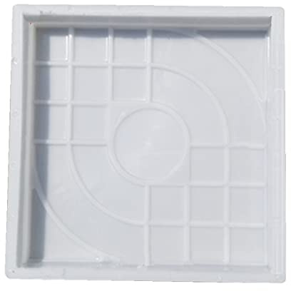 OFFSCH Stampo Per Pavimentazione in Cemento Riutilizzabile 13.8X13.8X2.4 Pollici Stampi Per Mattoni Colorati in Plastica Per Fai Da Te Cortili Percorsi Pedonali Facile Da Pulire