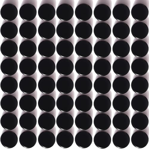 ZDZBLX Magnete für Magnettafel, Whiteboard Magnete, 80 Stück Magnet Kühlschrankmagnete Stark, Runde Klein Magneten für Tafel, Mini Magnet starker halt, für Kühlschrank Memoboard Pinnwand Büro, Schwarz