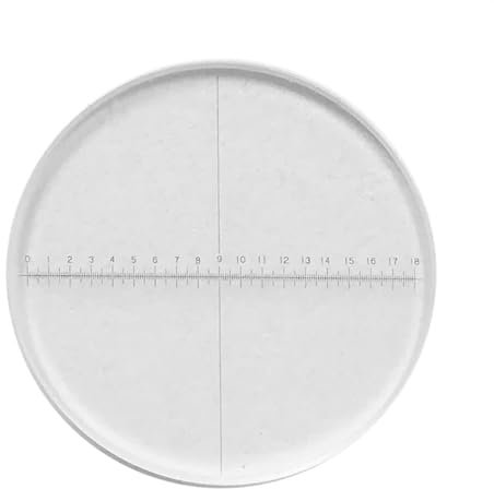 Mikroskop-Zubehör DIV 0,1 mm Okular-Mikrometer for Mikroskop, Okular-Fadenkreuz, vertikale Linie, horizontales Lineal, 1–18 Durchmesser, 20 mm Kalibrierung