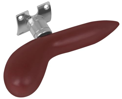 NULYLU Fingerstütze für Fagott mit Daumenauflage Rote Abs und Metall Ausführung Rutschfest Leicht und Tragbar für Bequemes Spielen