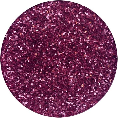 Eulenspiegel - Glitter 6 g, glitter rosso rubino | Per viso e corpo, per festival, carnevale e cosplay