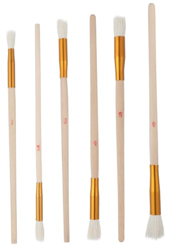 TOYANDONA 6 Pièces Lot de Pollinisateurs pour Pêchers et Poiriers Outils de Pollinisation Précise pour Légumes Fruits et Fleurs Applicateurs à Poils Doux pour Auto Pollinisation