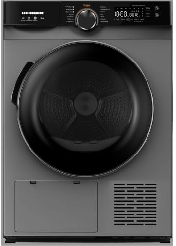 HEINNER HHPD-M8K3SA++ – Wärmepumpentrockner 8 kg, Energieeffizienzklasse D, LED-Display, Sensor-Trocknung, 15 Programme, 5 Jahre Garantie