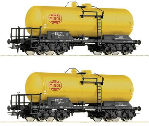 6600199 H0 2er Set Kesselwagen, DR, Ep. IV 'MINOL'