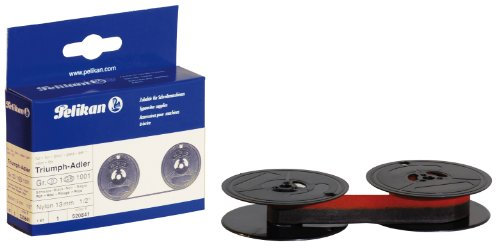 Pelikan Farbband Gruppe 1 D Nylon für Triumph-Adler, 13 mm x 10 m, schwarz/rot
