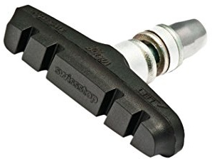 SWISSSTOP 34607 Kit 2 Brake Pad Holder Swissstop Viking Black Aluminum for cyclists, built for smooth riding and bike upkeep, black, aluminum
