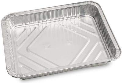 100 x Alu Menüschale ungeteilt 930ml 227x177x30mm Aluschale