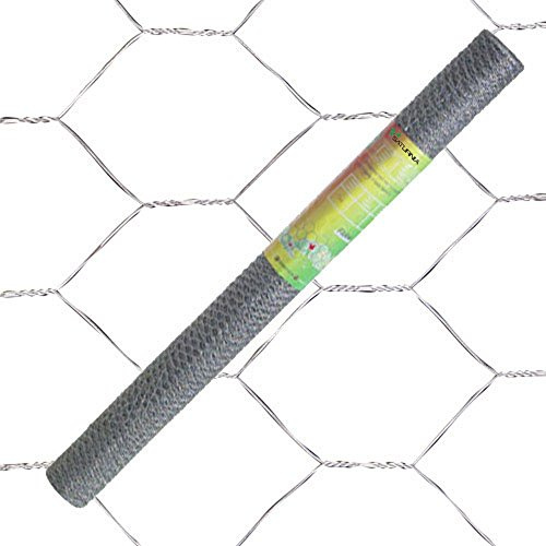 Enrejado Triple Torsion 25/ 100 Cm. Rollo 10 Metros Uso Domestico
