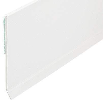 Flachleiste Kunststoffleiste Fensterleiste mit Gummilippe (B: 60mm | L: 5m)