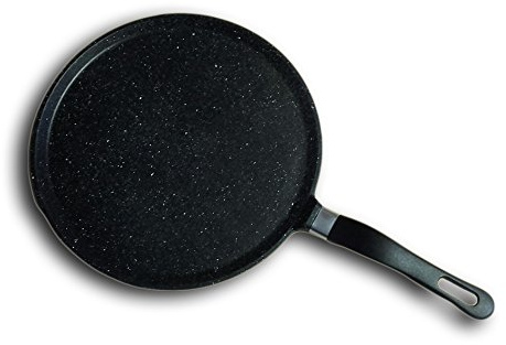 ELETTRO CENTER Art.409 Poêle Piadina, Aluminium, Noir