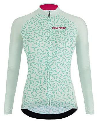 UGLY FROG Funktions Autumn&Winter Fahrrad Trikot Langarm Damen Warmes with Fleece Element Jersey