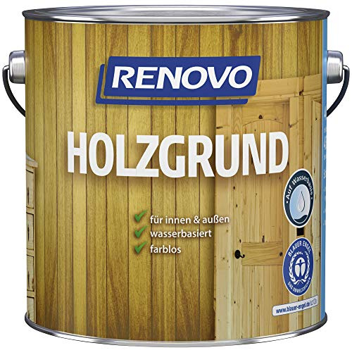 Renovo 0,75 Liter Holzgrund Farblos, für Innen + Außen, wb …