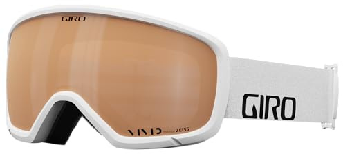 Giro Ringo Adult Snow Goggle - White Wordmark Strap with VIVID Copper Lens