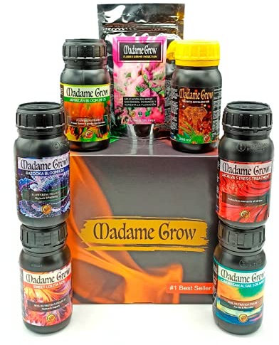 MADAME GROW - Engrais Organique - KIT PREMIUM 7PACK - (6x250 ml + 30g)