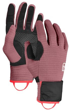 ORTOVOX Fleece Grid Cover Glove W - Leichter, Warmer Fleece-Handschuh mit winddichtem Überzug für Skitouren - VIOLETT - Damen - M