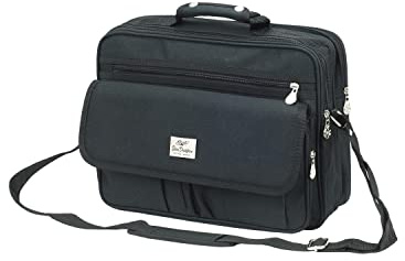 Sotala Herren Flugbegleiter Umhängetasche Arbeitstasche Schultertasche Messenger Herrentasche in Schwarz