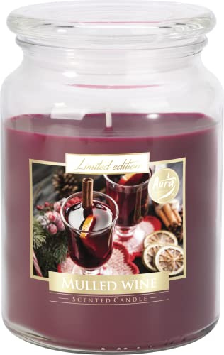 Duftkerze Candle Glühwein mit Deckel - Duftkerzen im Glas Kerzen Aesthetic - Kerze im Glas Candles Aesthetic - Kerzen im Glas Schmuckkerze