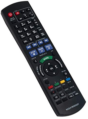 N2QAYB000337 Infared Remote Control Fit for Panasonic Blu Ray DVD Recorders | DMR-BS750 DMR-BS850 N2QAYB000344 N2QAYB000338 N2QAYB001076