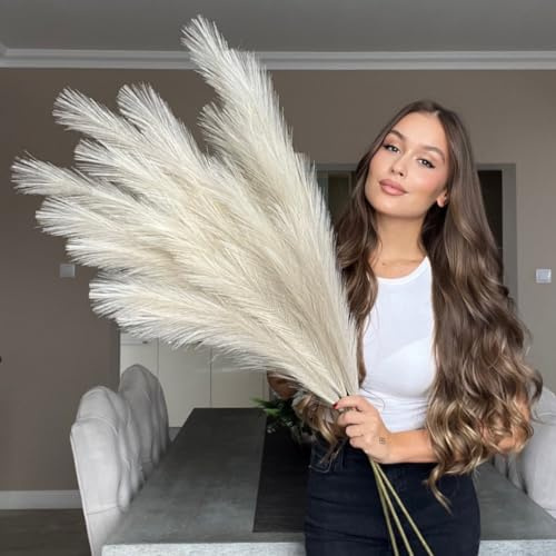Faux Pampas Grass 2 (BEIGE)