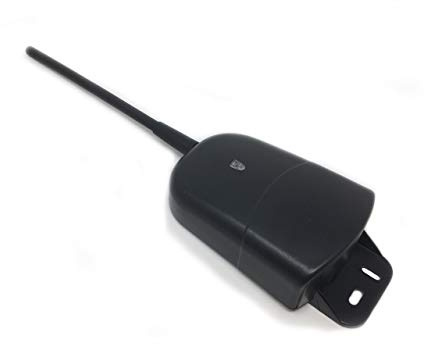 Receptor exterior compatible con Crawford EA433 2KM Micro / EA433 2KS EA433 4KS / RCU 433-2 RCU 433-4 / N002800 mandos a distancia de 2 canales Rolling Código fijo 433,92 Mhz 12-24 V AC/DC