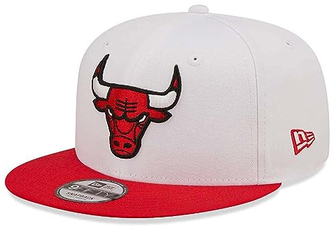 New Era - NBA Chicago Bulls White Crown Team 9Fifty Snapback Cap Farbe Weiß, Größe S-M