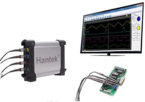 Hantek Digital USB Oscilloscope Hantek DSO3104(A) DSO3204(A) DSO3254(A) 4 Channels Handheld Storage USB Oscilloscopes+16 Channels Logic Analyze(DSO3204)
