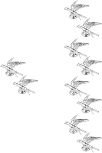 Hemobllo 10stücke Dekorative Schrankgriffe Vogel-design Stilvolle Türknöpfe Für Möbel Für Inneneinrichtungen Silberfarbene Metalloberfläche