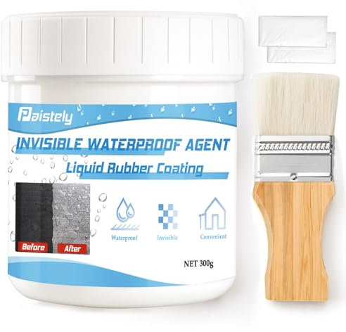 Transparent Waterproof Coating Agent, Super Strong Insulation Sealant, Suitable for Indoor and Outdoor Joints, Cracks and Leaks (300g*1)
