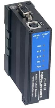 Adaptador Serial a Ethernet Módulo convertidor PLC ETH-CP-2P for Controlador lógico de programación Serie CP1E CP1L CP1H, módulo de extensión RS232 a Ethernet