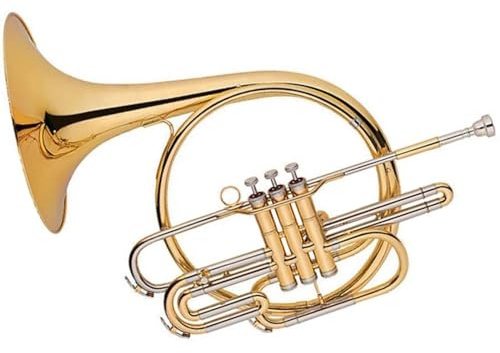 Goldlack 3 Kupfernickel Kolbenventil Marching Waldhorn Ton Bb
