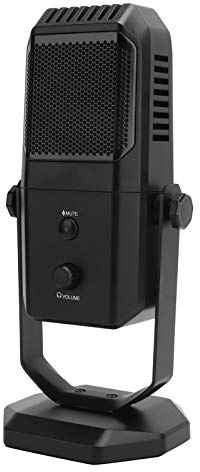 Yechiry Microphone USB PC, Microphone à Condensateur Professionnel, Micro Portable pour Vidéoconférence, Cours en Ligne, Jeux, Plug and Play, Compatible avec Ordinateur de Bureau,