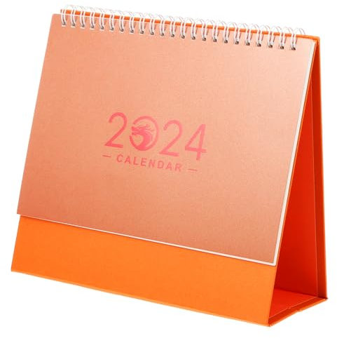 JEWEDECO Stehender Tischkalender Dekorativer Monatskalender Aus Dickem Für Schreibtisch Und Zuhause Für Büroorganisation Und Planung Einfach Zu Nutzen