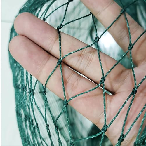 PanHuiWen Vogelschutznetz Grobmaschig Katzennetz Fenster Ohne Bohren Vogelschutzgitter Maschenweite 1.5x1.5cm für Garten, Balkon oder Teich, Volierennetz,3x10m