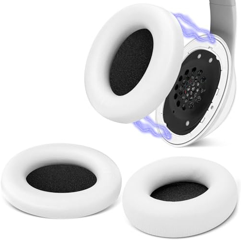 Geekria SNAP - Cuscinetti magnetici per cuffie Beats Studio 3 Wireless, Studio 2 Wireless, Studio 2 Wireless, cuscinetti magnetici a 2 fili, per cambiare le cuffie in pochi secondi (pelle proteica