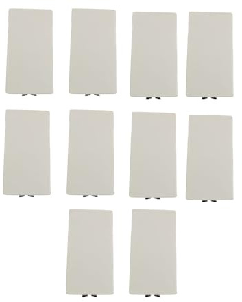 Interruttore Unipolare Compatibile Con Vimar Plana, 1P 16A, Bianco (10)