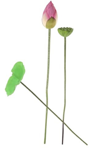Garneck Lotus Artificielles Tiges De Lotus Simulées Décoration Intérieure pour Bassin De Jardin Et Aquarium