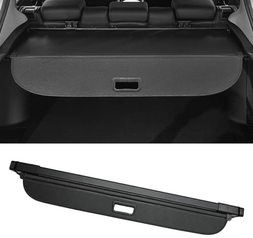 Motoforti Cubierta Retráctil Para Mercedes-Benz B-Klasse W245 08-11 1pc | Aleación De Aluminio Y Lona, Negro Patrón Fibra De Carbono, Barra1 118cm, Barra2 110cm, Trasero, Maletero, No OEM, Accesorio