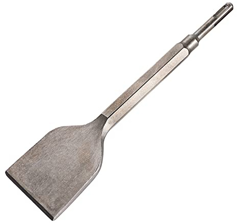 SEWACC Scalpello Curvo Per Piastrelle e Rimozione Adesivi Compatibile Trapano a Percussione 17x280mm Utensile Per Muratura e Calcestruzzo