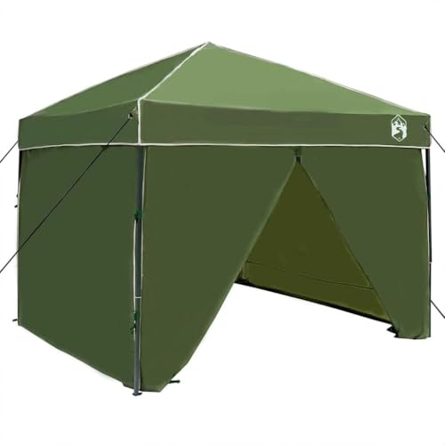 vidaXL Tenda Gazebo 243 x 243 x 251 cm Verde Tessuto