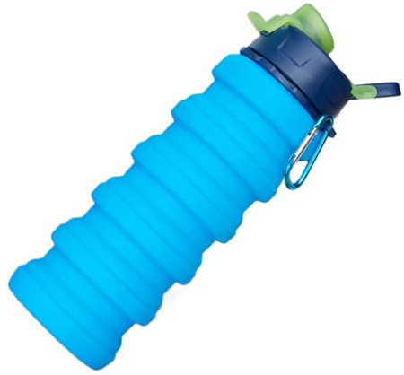 Generisch Vaso de agua plegable | Equipo plegable a prueba de fugas para exteriores, vaso plegable con tapa, para avión, golf, verano, patio, exterior, jardín, parque, camping, picnic, paseo