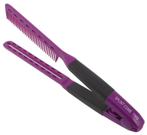 CIYODO Peine para Cabello Liso de Diseño Profesional Agarre Firme para Peinados Naturales Salón o Uso Doméstico Fabricado Material Resistente Altas Temperaturas y Antiestático Color