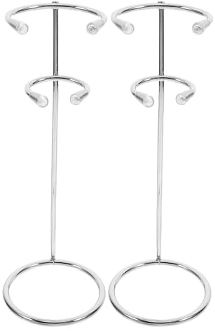 LOLIPPYY Soporte para Batidor y Espumador de Leche de Acero Inoxidable 304, Base Organizadora para Batidora de Mano, 2 Piezas, Almacenamiento Auxiliar para Cocina Doméstica