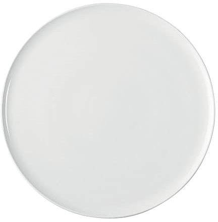 MODULO BLANC - PLAT À TARTE EN PORCELAINE ROND 32 CM