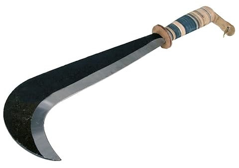 Schweizer Gertel ECOLINE mit Ledergriff und Handschutz