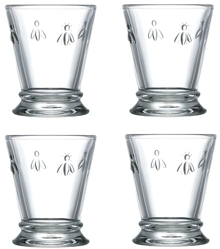 La Rochère Wassergläser Abeille Biene 260ml - 4er Set